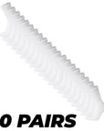 Mens 20 Pack Cotton Rich Sport And Work Socks - Black and White