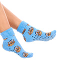 Ladies 4 Pack Super Soft Bed Socks, Fleece Lined Brushed Thermal - Animal Print