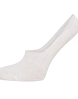Ladies 6 Pack Bamboo Invisible Socks - Casual Low Cut Socks, Non Slip Grip Liner