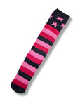 Ladies 5 Pack Wellington Boot Socks, Thermal - Hearts, Stars and Stripe Patterns