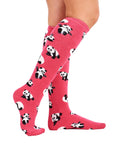 Ladies 5 Pack Wellington Boot Socks, Women's Welly Socks - Animal Designs