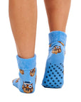 Ladies 4 Pack Super Soft Bed Socks, Fleece Lined Brushed Thermal - Animal Print