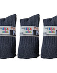 Kids 12 Pack Ribbed Cotton Rich Plain School Socks - Grey