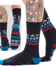 Kids 6 Pack Gamer For Life Socks - Assorted Gaming Controller Designs