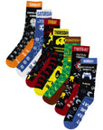 Mens 7 Pack Socks - Days of the Week and Gaming Novelty Design - Cotton Rich