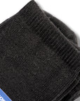 Kids 12 Pack Ankle Cotton Rich Plain School Socks - Black