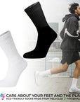 Mens 12 Pack Cotton Rich Sport and Work Socks Work Socks - Black, White and Mix