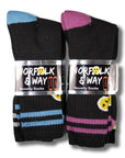 Mens 6 Pack Norfolk and Way Fuck Off Novelty Socks - Black