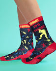 Mens 7 Pack Socks - Days of the Week and Gaming Novelty Design - Cotton Rich