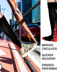 Mens Compression Socks - Circulation & Achilles Support - UK 6-11