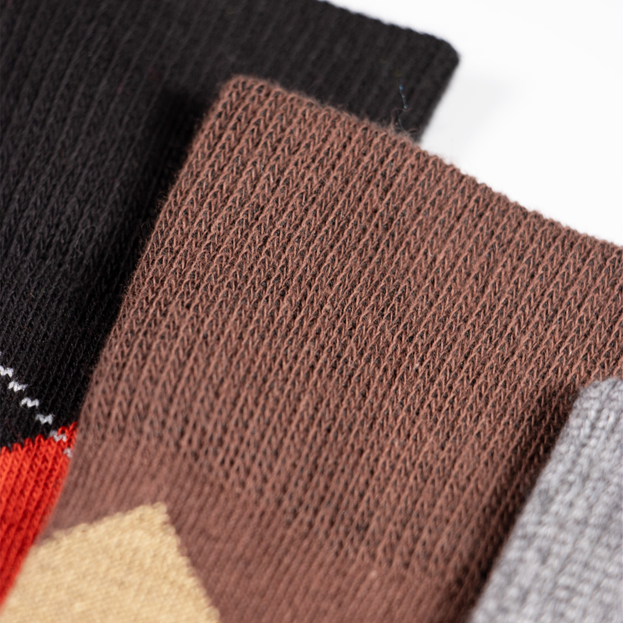 Mens 4 Pack Knee High Long Hose Argyle Socks - Assorted Colours