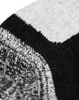 Mens 6 Pack Heavy Duty Non Elastic Work Socks, Safety/Steel Toe Boot Socks - Black