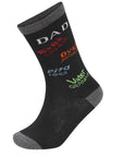 Mens 6 Pack Best Dad: Premium Cotton-Rich Socks