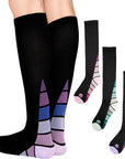 Ladies Compression Socks - Circulation & Achilles Support - UK 4-6