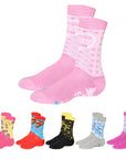 Ladies 6 Pack Mothers Day Mum Socks - Mum Themed Fun Designs - Combed Cotton Rich