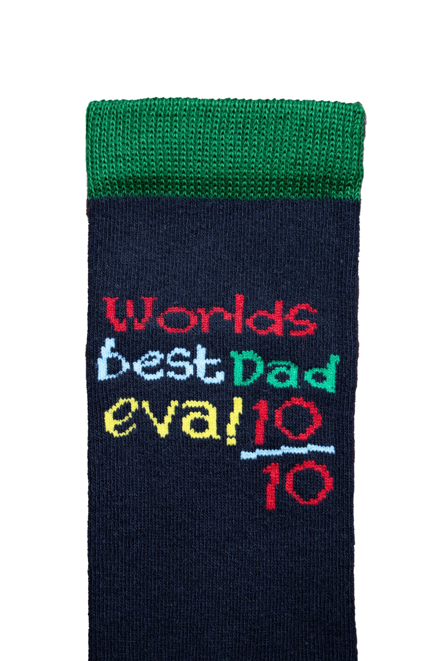 Mens 6 Pack Best Dad: Premium Cotton-Rich Socks