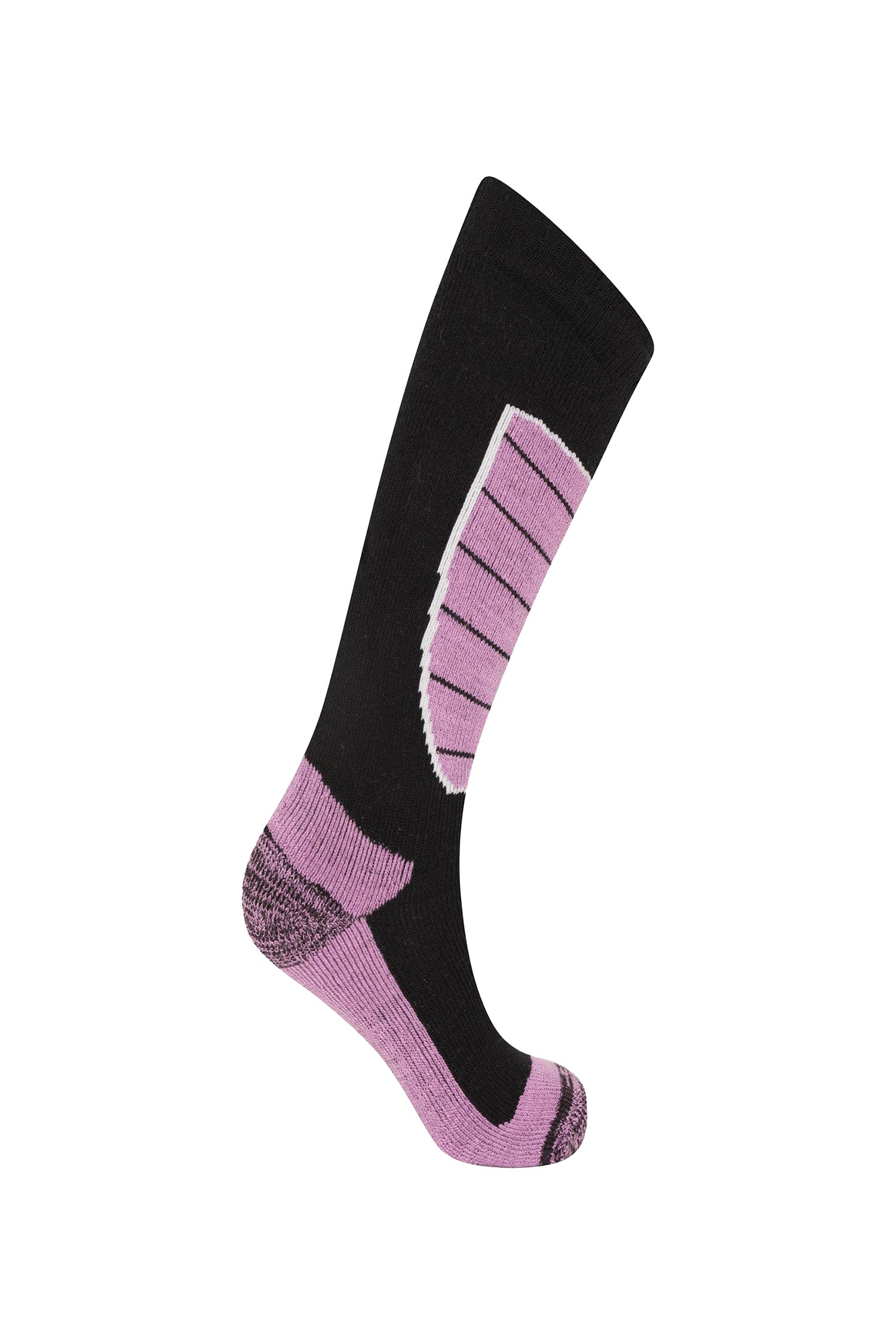 Ladies 5 Pack High Performance Thermal Ski Socks - Multicoloured