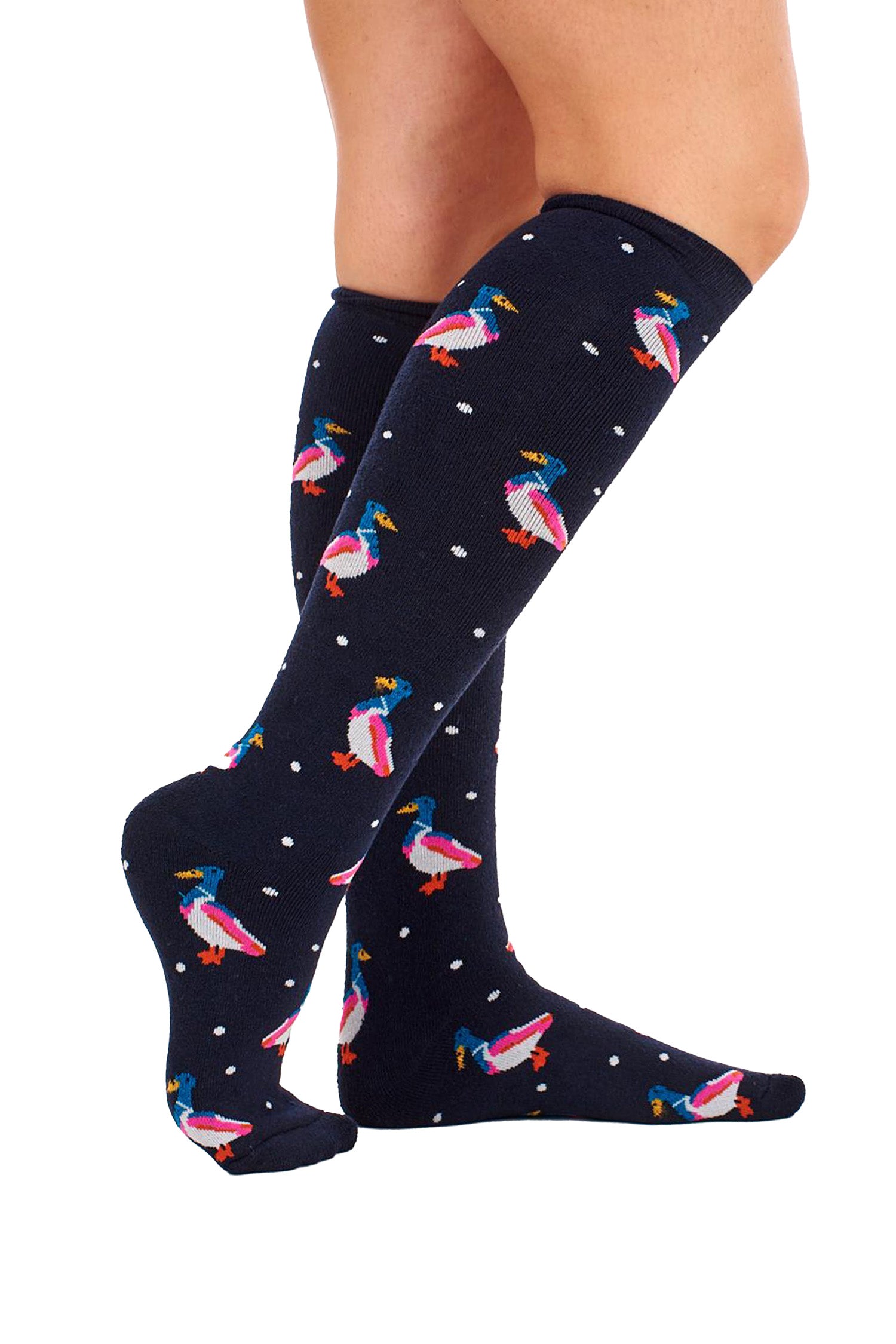 Ladies 5 Pack Wellington Boot Socks, Women&#39;s Welly Socks - Animal Designs