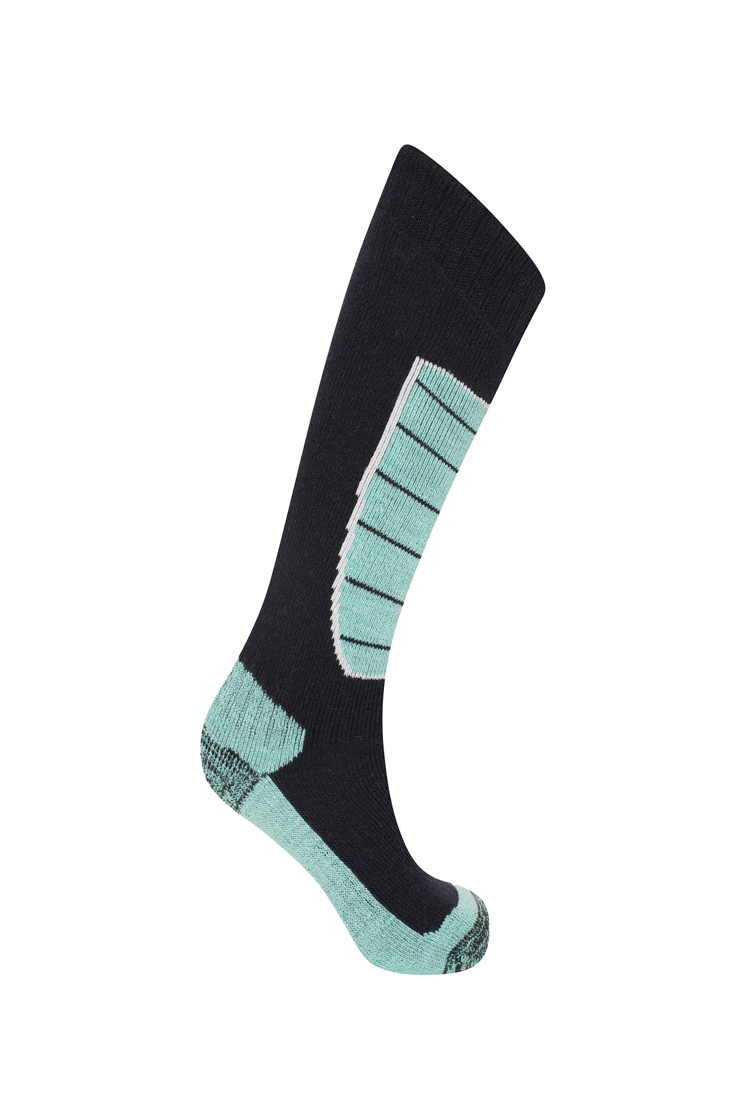 Ladies 5 Pack High Performance Thermal Ski Socks - Multicoloured