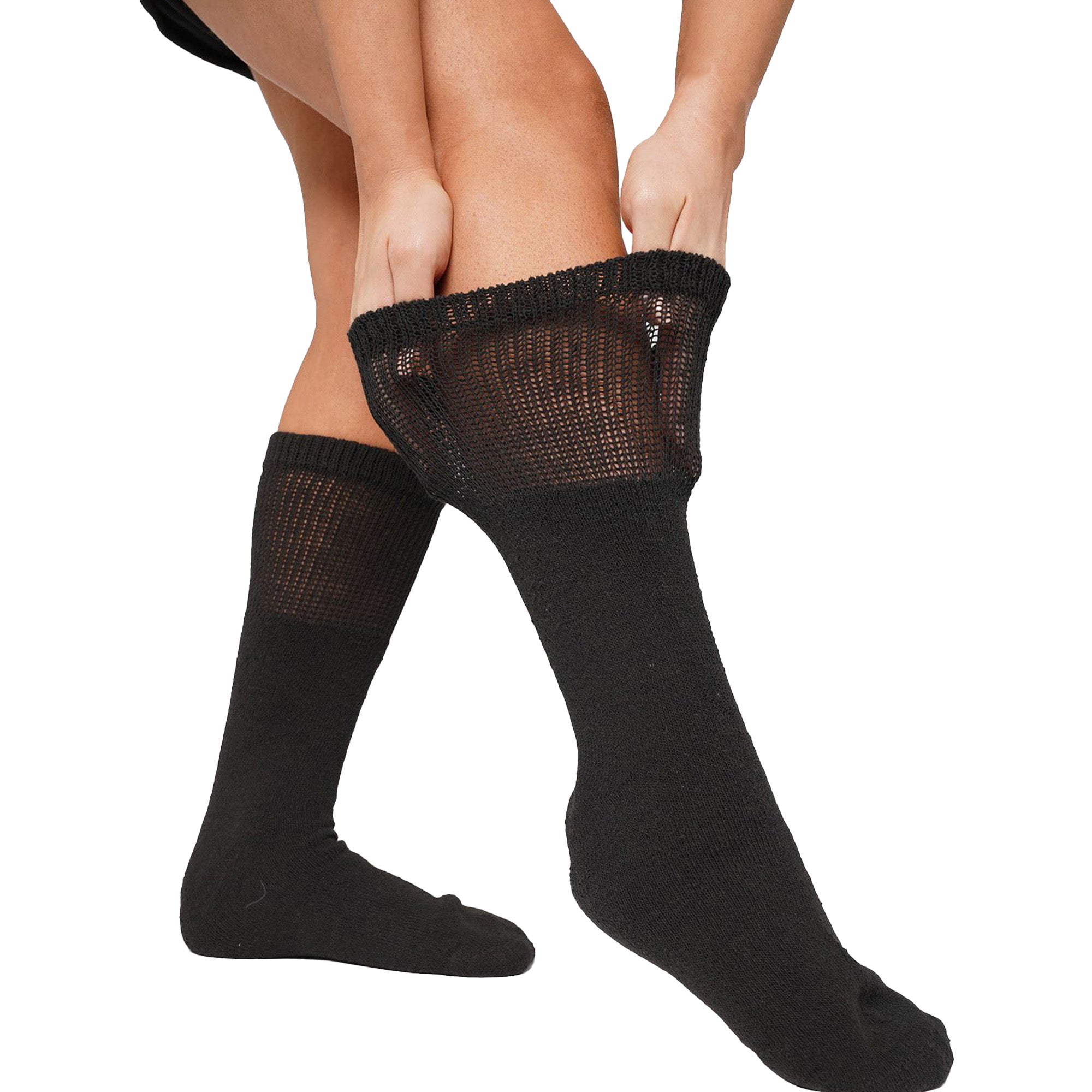 Ladies 5 Pack Non Elastic, Thermal Socks -  Assorted Colours and Black