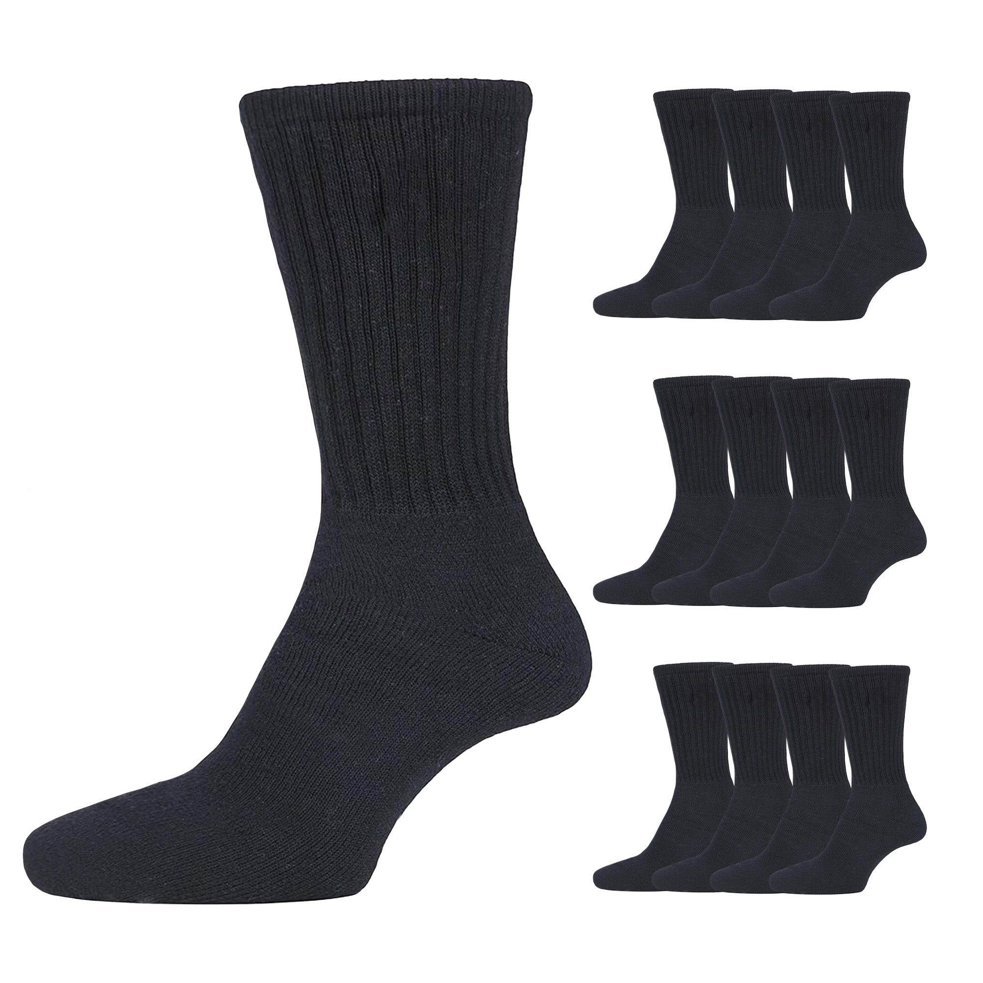 Men's 20 Pack Cotton Rich Sport And Work Socks In Assorted Colours – Soxy - Foto 3
