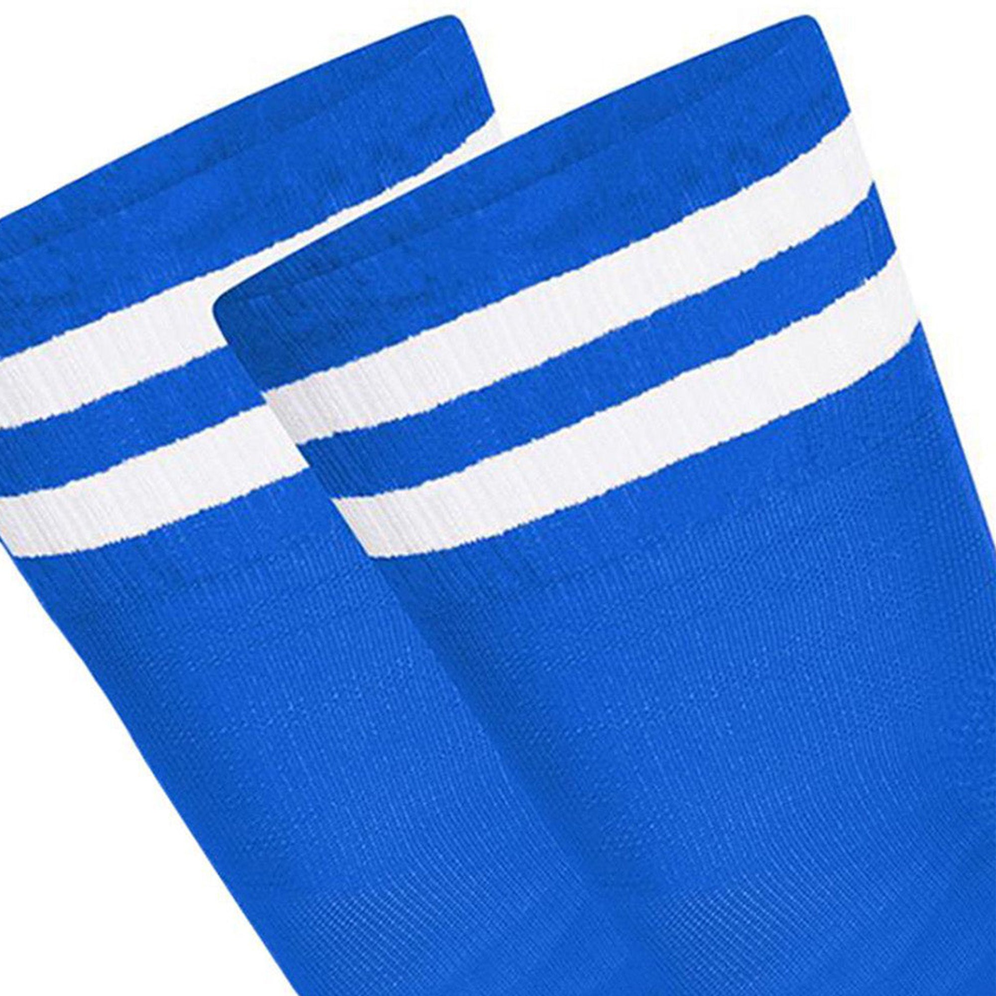Kids 3 Pack Knee High Striped Sports Football/Rugby/Soccer/Hockey Tube Socks