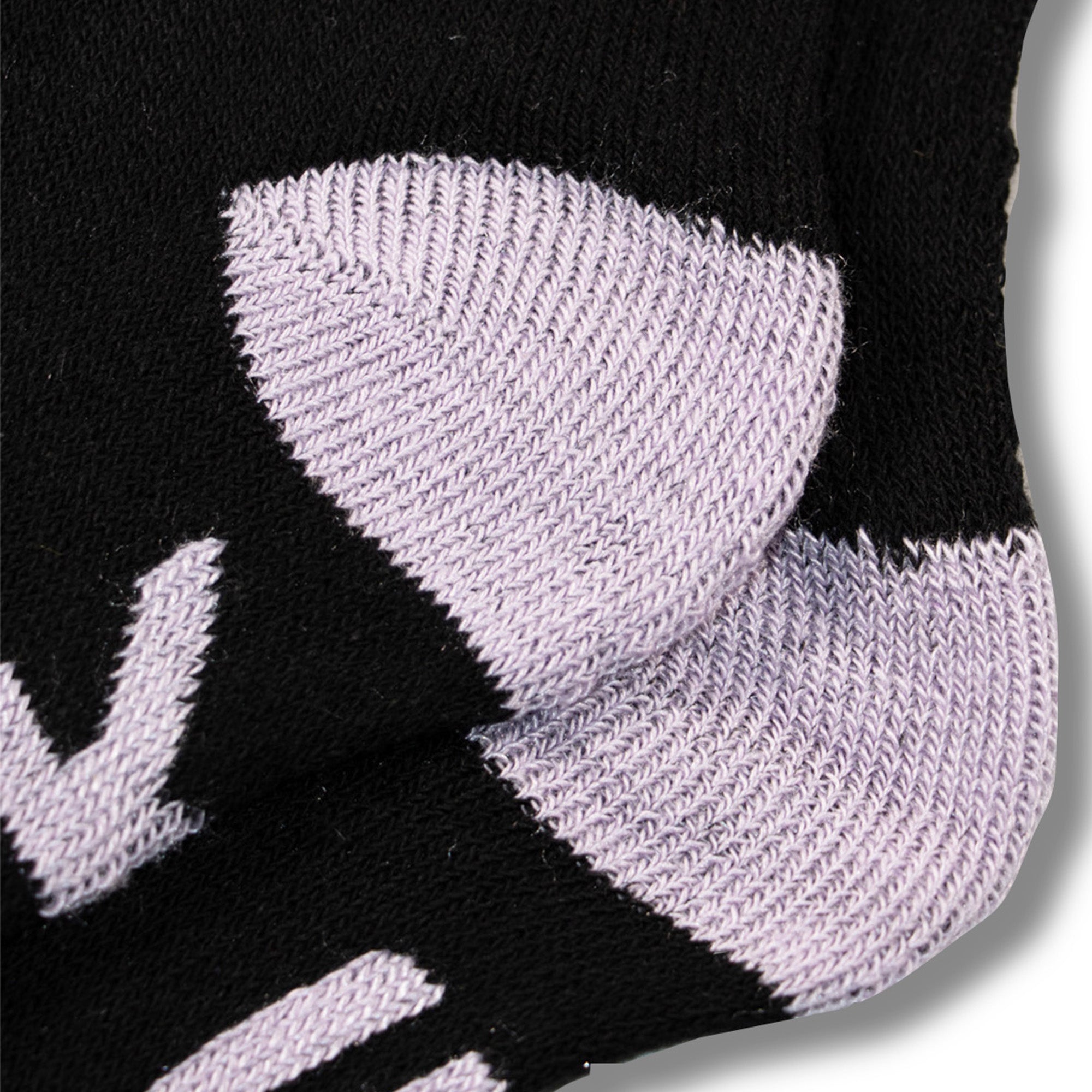Ladies 6 Pack Fuck Off Novelty Rude Socks - Black