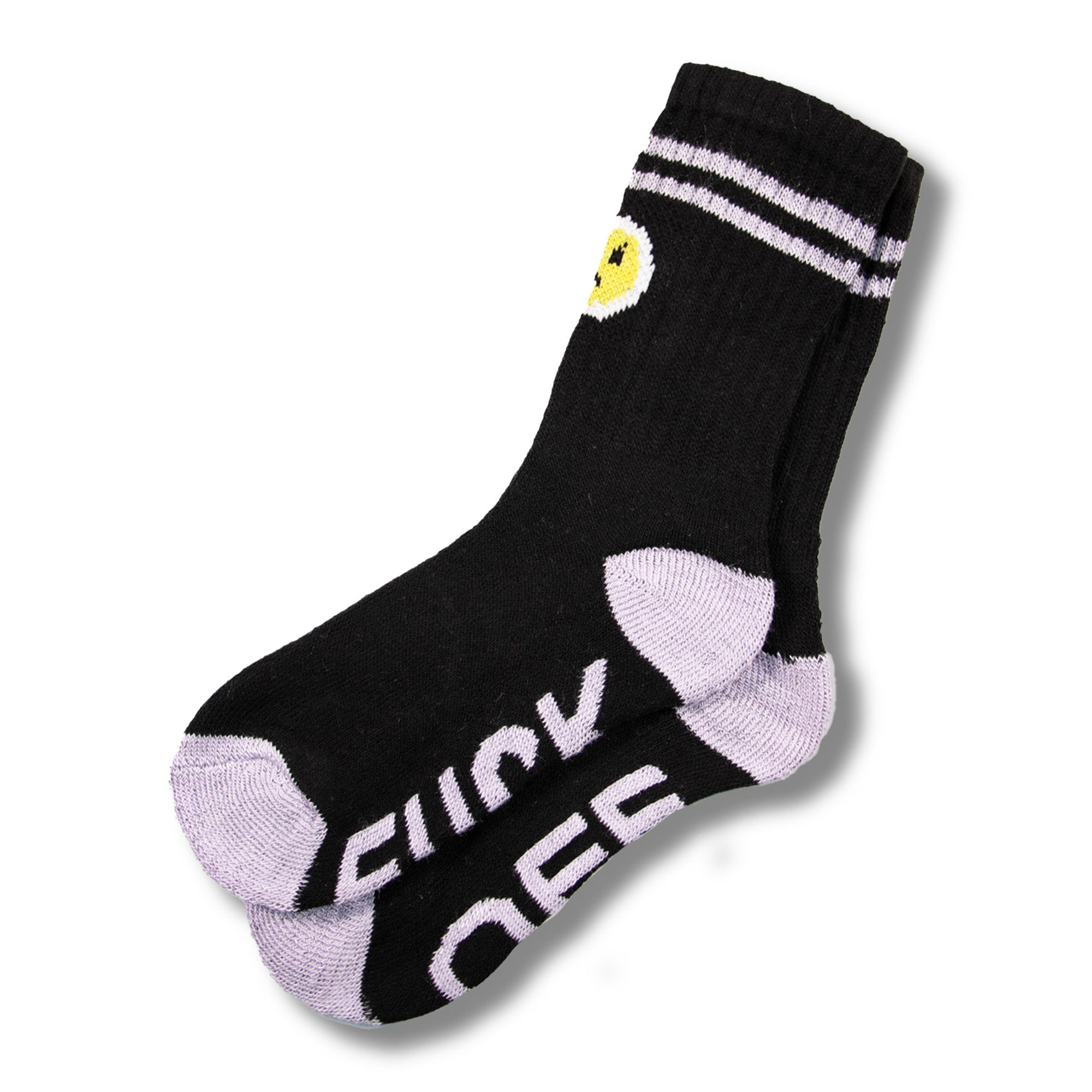 Ladies 6 Pack Fuck Off Novelty Rude Socks - Black
