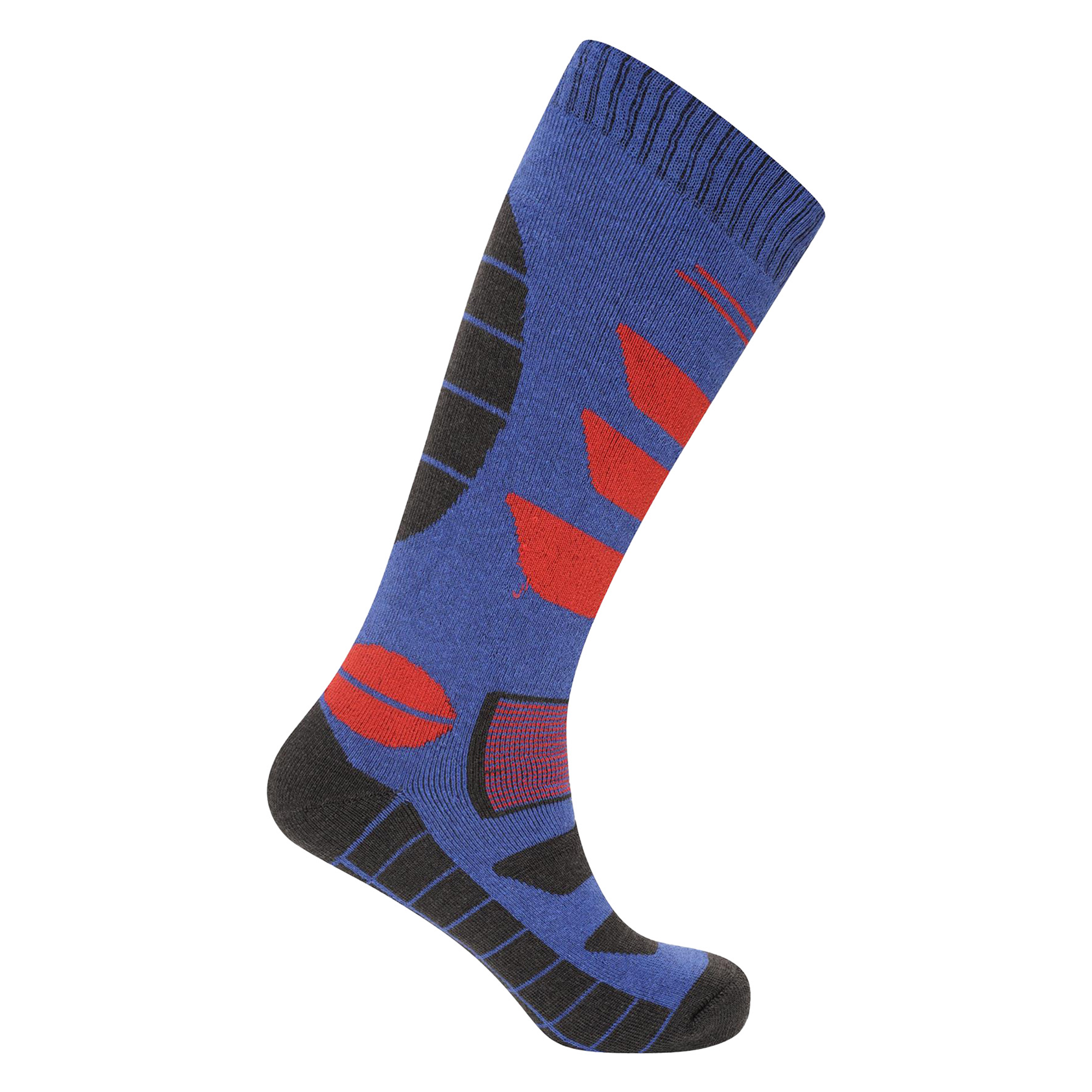 Mens 5 Pack High Performance Thermal Ski Socks - Multicoloured