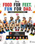 Mens 7 Pack Novelty Socks Cotton Rich Dad Gift - Fast Food Socks